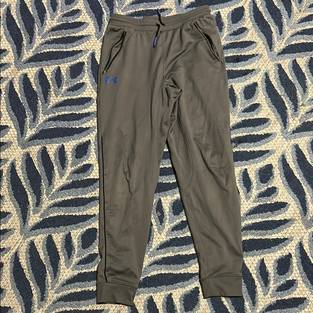 Under Armour Charcoal Joggers with Blue Accent